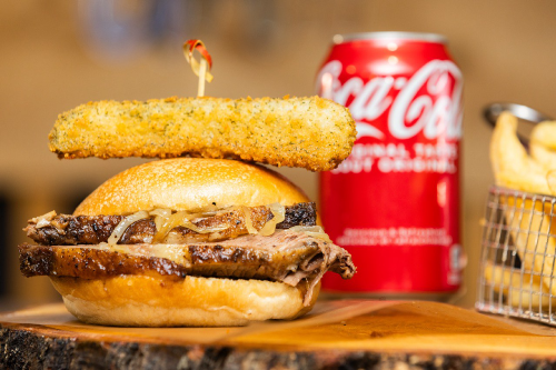 Texas Smoked Beef Brisket Sandwich
